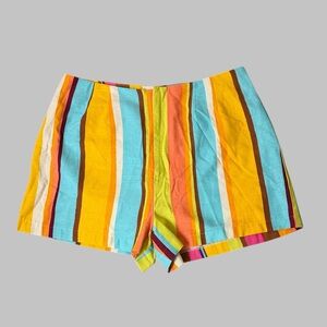 Gianni Bini Striped Colorful Shorts
